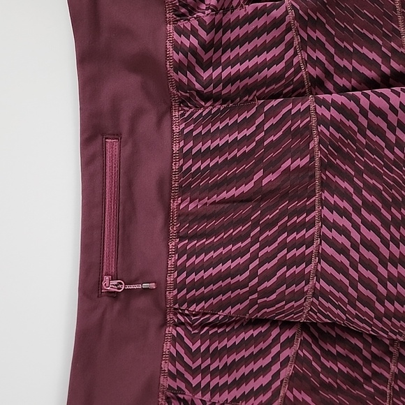 Lululemon Pace Rival Skirt II Shifted Horizon Red Grape Black Bordeaux Sz 6 Reg - Picture 6 of 15